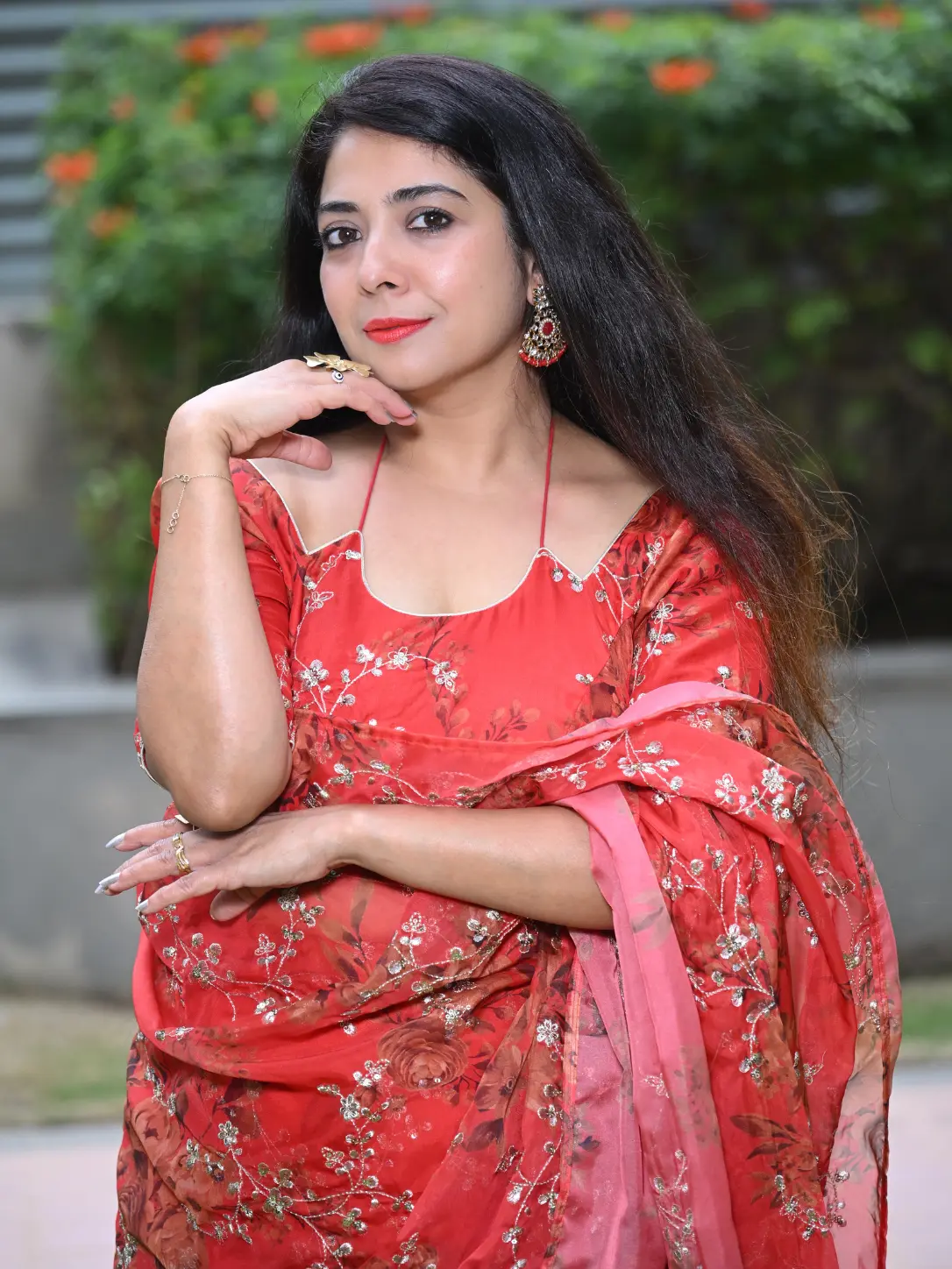 Organza Half Saree